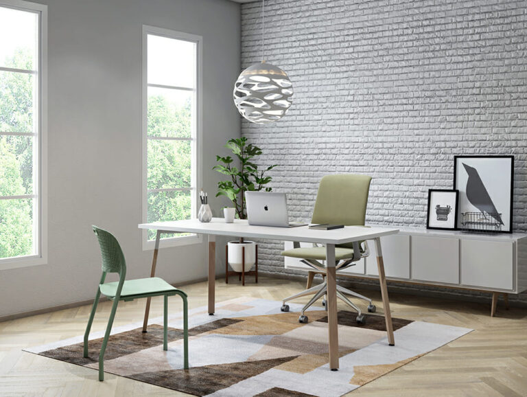 Flow Freestanding Desk Suppliers in KSA - Laelko
